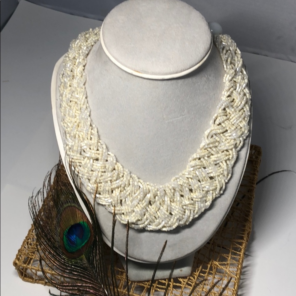 💜Crean beaded necklace